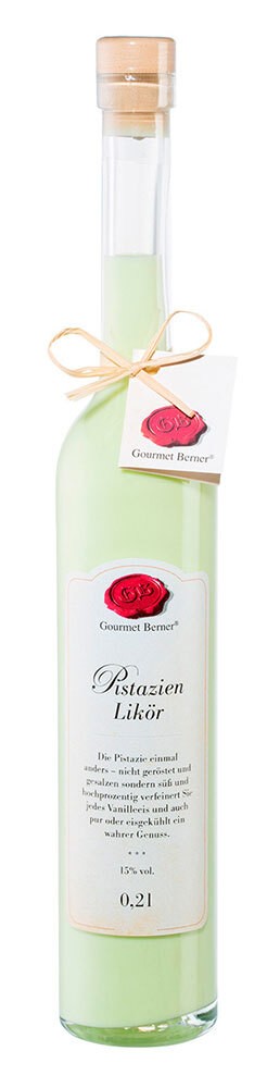 Gourmet Berner Pistazien Likör Sahnelikör 0,2 l