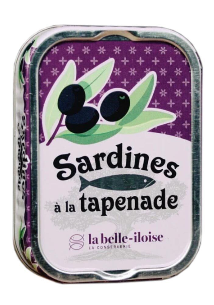 la belle-iloise Sardinen in Olivenöl und Tapenade – Dose 115 g