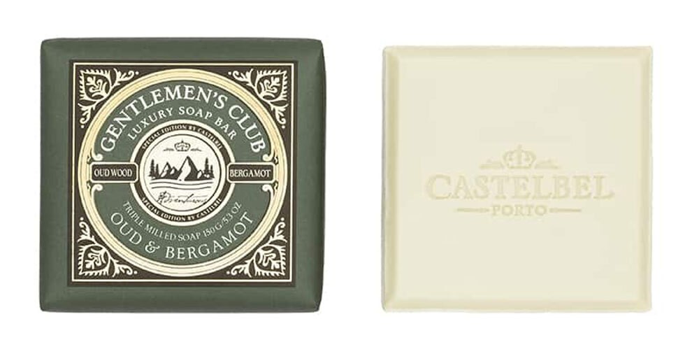 Castelbel Seife Gentlemen`s Club Oud (Holz) & Bergamot Männerseife Portugal 150g