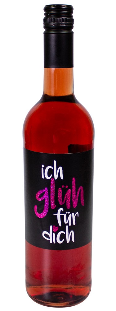 Gourmet Berner Rosé Glühwein – ich glüh für dich – Flasche 0,75 l