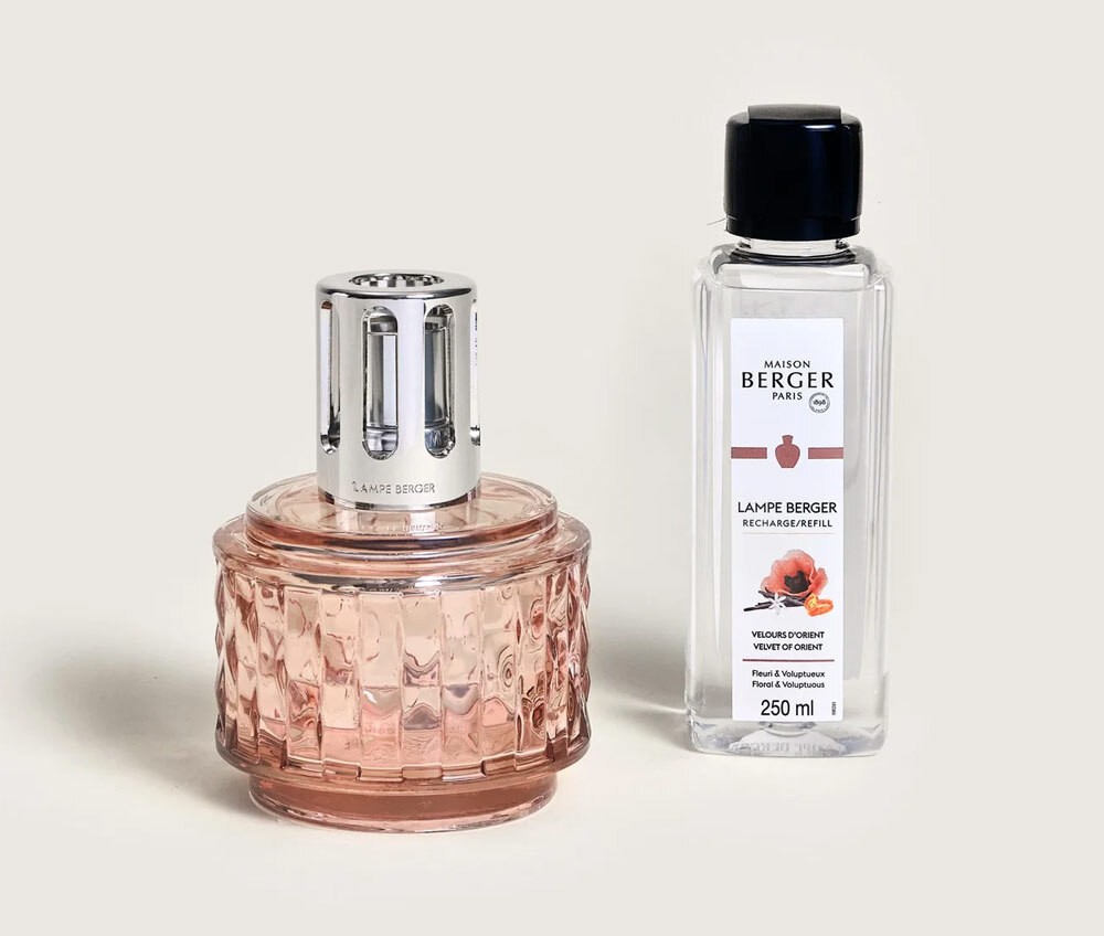 Maison Berger Duftlampe Set Variation Nude Rosé + 250ml Samt aus dem Orient