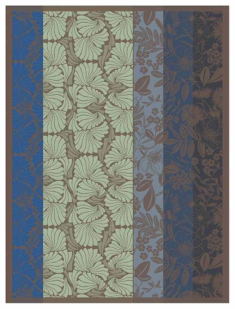 Le Jacquard Français Geschirrtuch Cottage Cosy Blau 60x80 Baumwolle günstig online kaufen