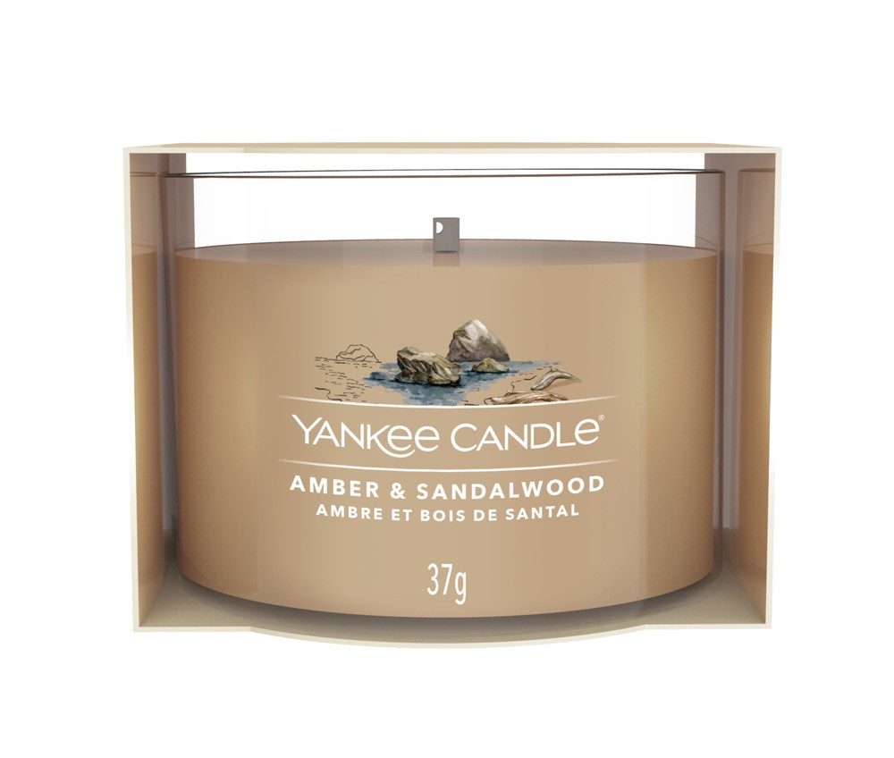 Yankee Candle Votivkerze Amber & Sandalwood 37g