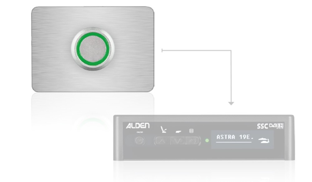 Alden ONE Touch Easy Bedienelement für Alden Sat Systeme