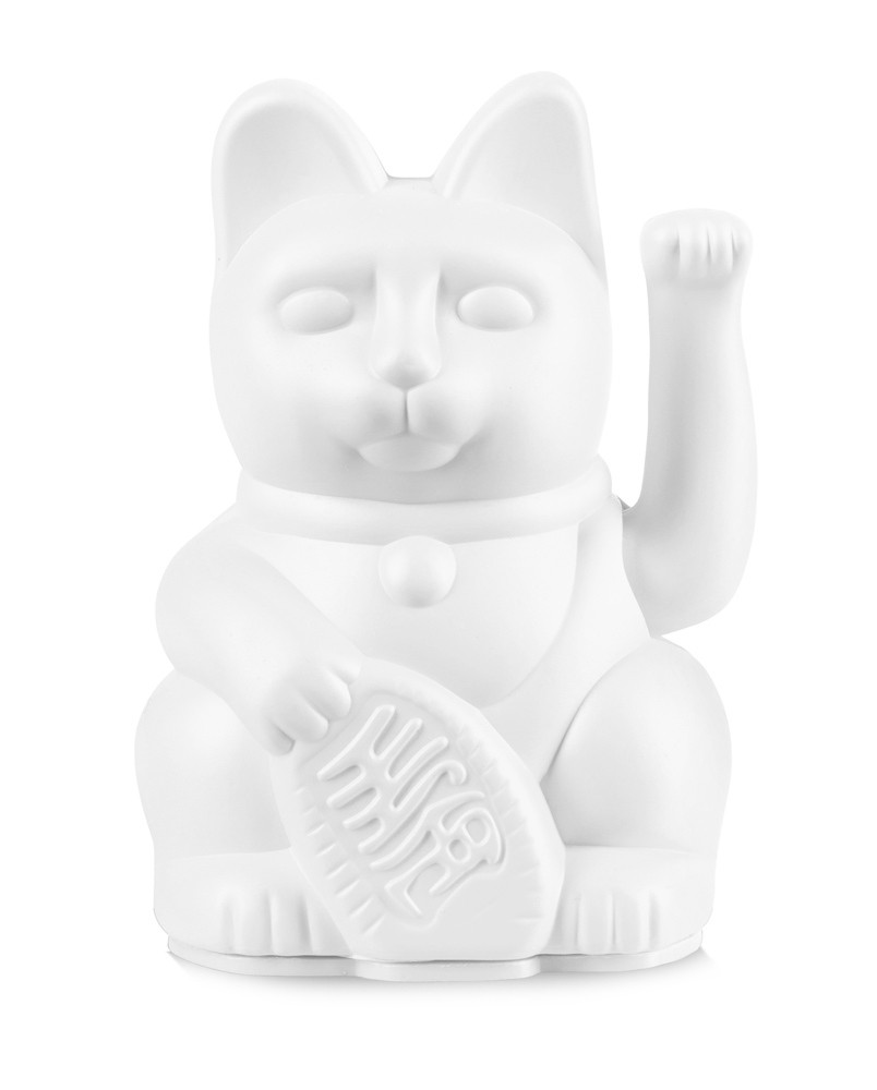 DONKEY Winkekatze Weiß Maneki Neko Lucky Cat Glücksbringer 9,8cm ...