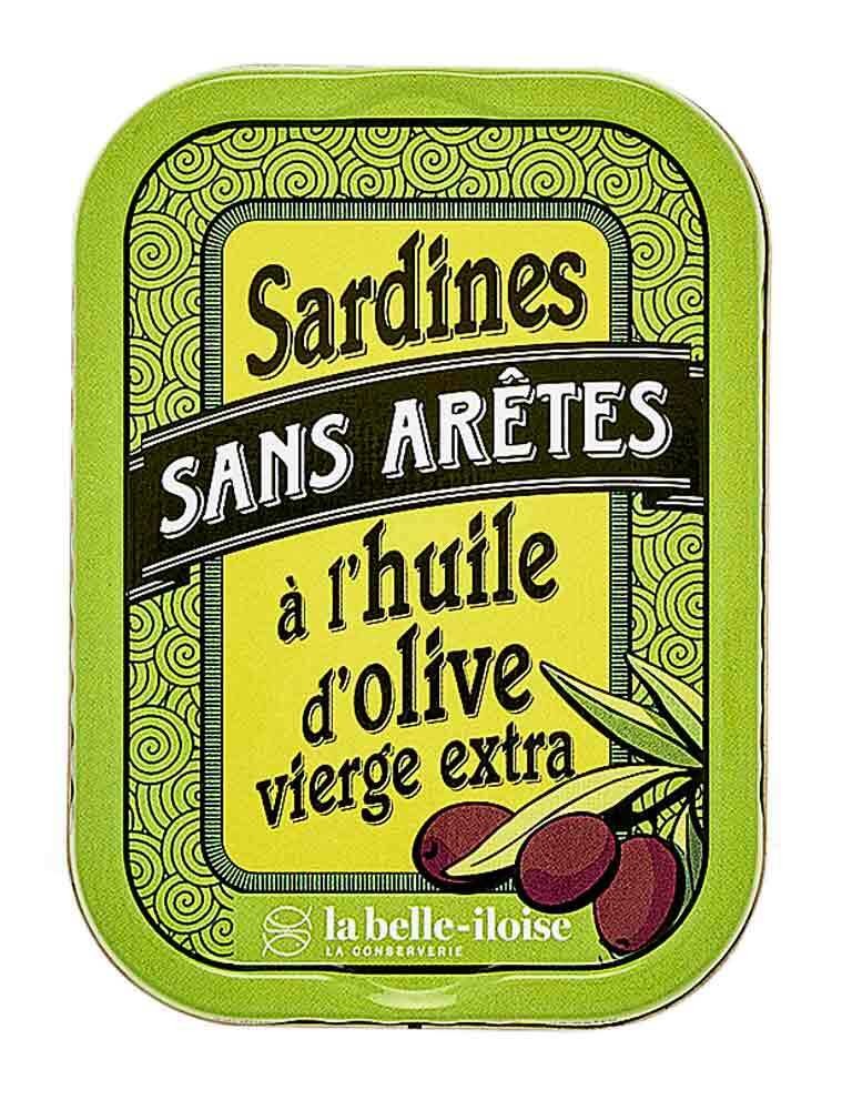 la belle-iloise Sardinen ohne Gräten in Olivenöl – Dose 115 g