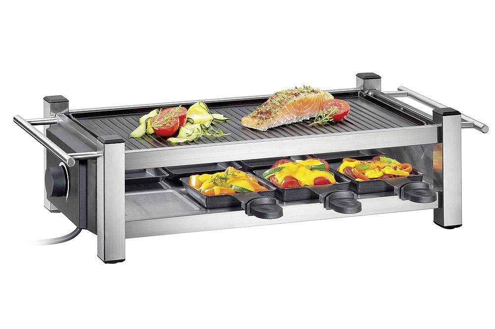 Küchenprofi Raclette TASTE 8er Edelstahl 1200 Watt