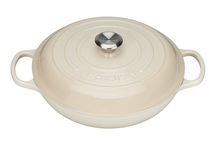 Le Creuset Gourmet-Profitopf Signature Gusseisen Creme 30cm