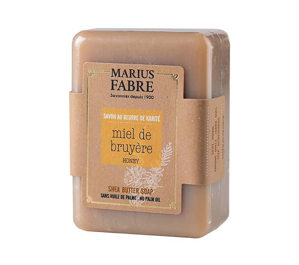 Marius Fabre Bio-Olivenöl Seife Honig (Miel) mit Shea-Butter ohne Palmöl 150g