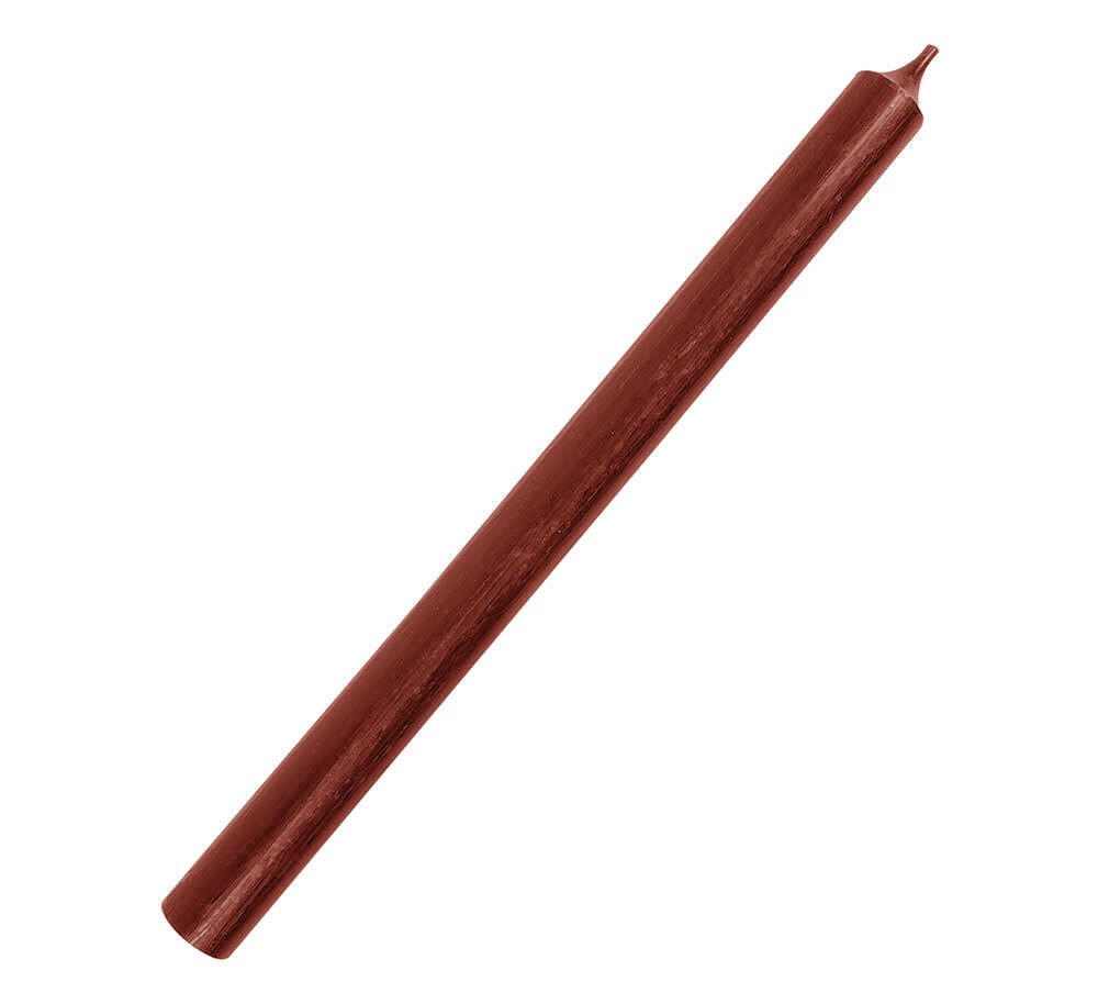 Stabkerze Rot Durchgefärbt 28 cm Lang Tropffrei Premium