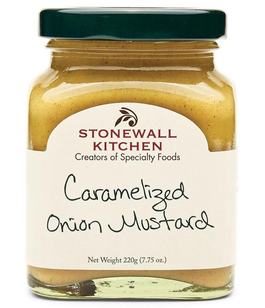 Stonewall Kitchen Caramelized Onion Mustard Senf mit karamelisierten Zwiebeln 220 g