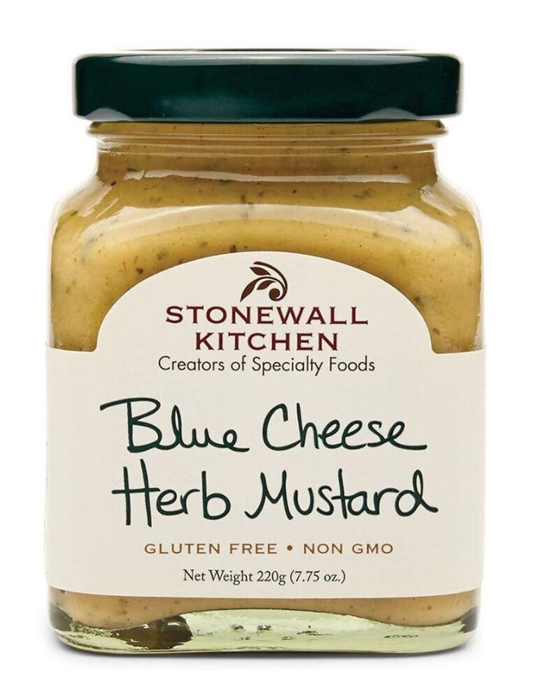 Stonewall Kitchen Blue Cheese Herb Mustard Senf mit Blauschimmelkäse 220 g