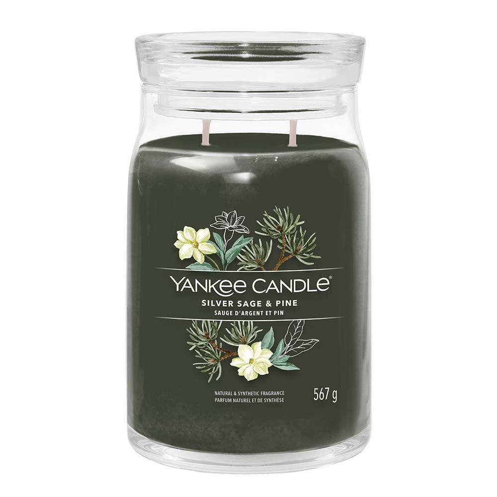 Yankee Candle Duftkerze Signature Silver Sage & Pine 567 g günstig online kaufen