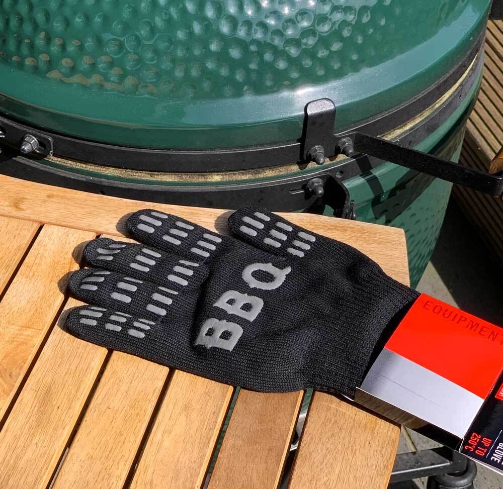 Grillhandschuh BBQ Ofenhandschuh Bequem Hitzebeständig für Grillen, Backen, günstig online kaufen