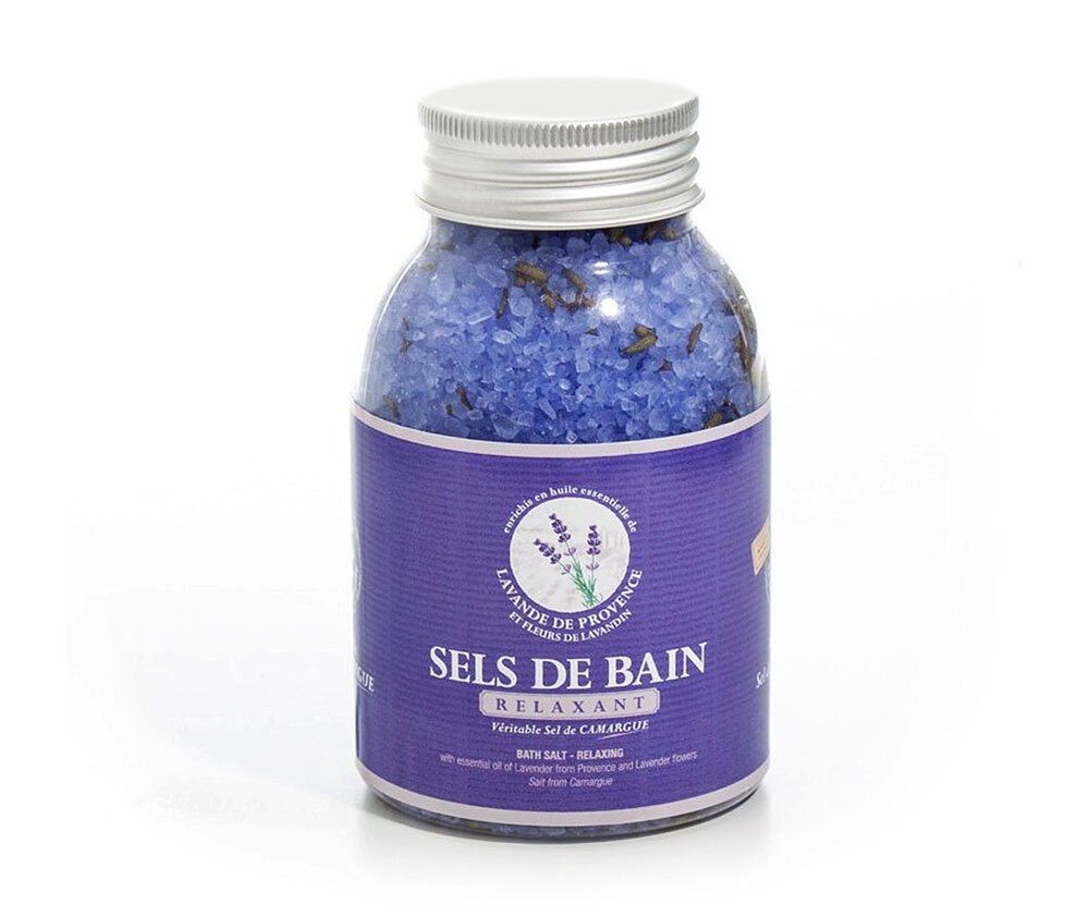 Provence Badesalz Lavendel Lavendelblüten und ätherischem Öl 300g